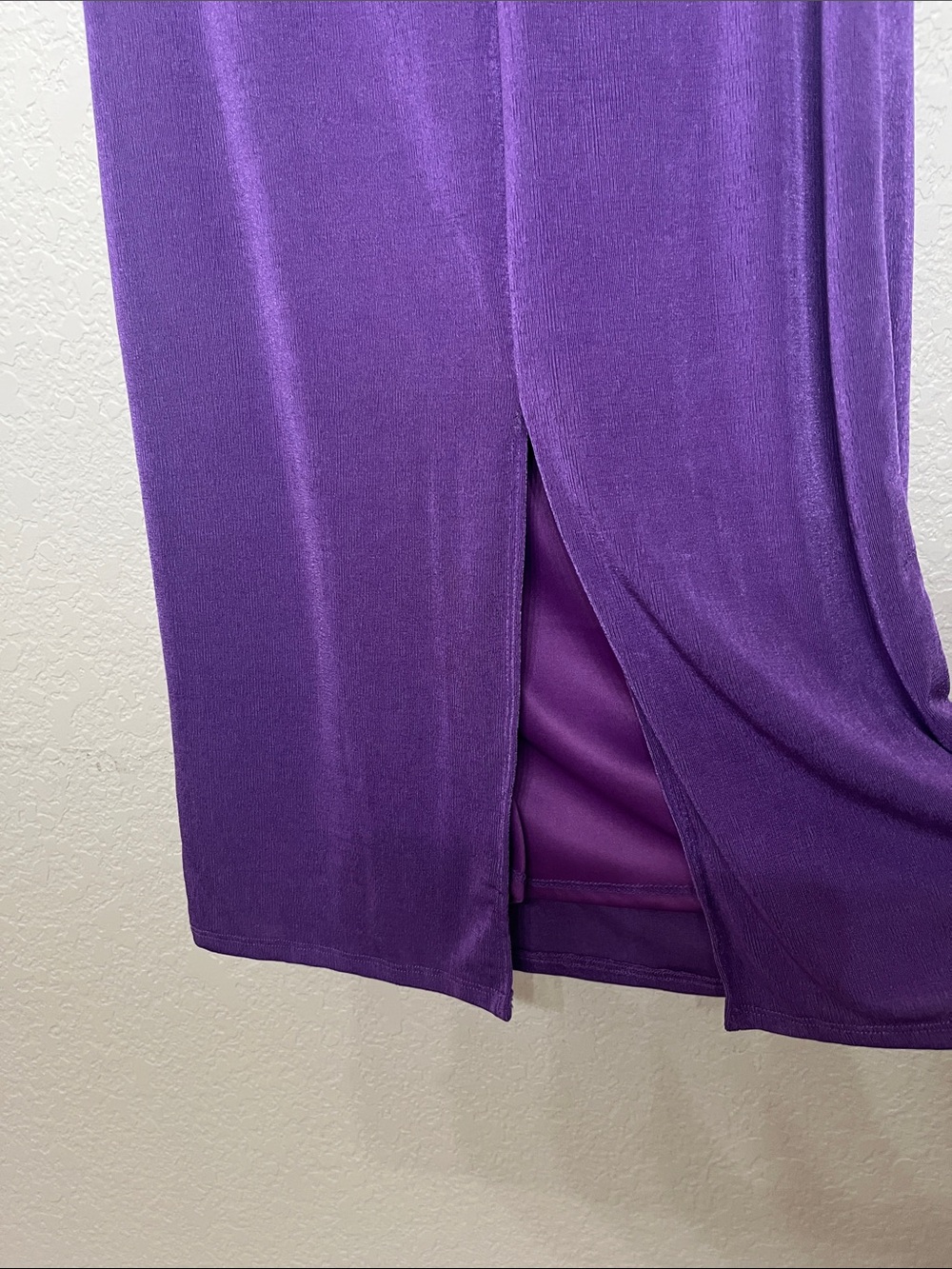 Rolla Coster Women’s Size Large Strapless Purple Midi Dress - Picture 9 of 10